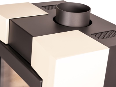 HS Flamingo ESPO II krémová - krbová kamna