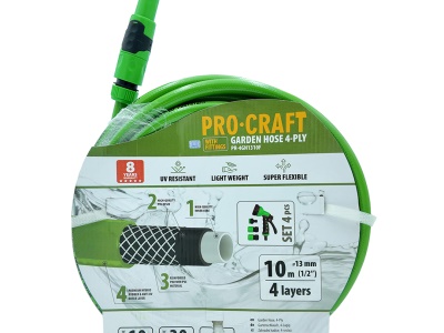 Zelená zahradní hadice Procraft PR-4GH1310F