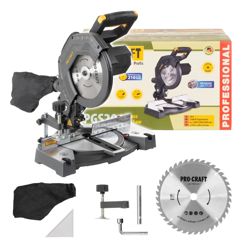 Aku pokosová pila Procraft PGS20bb (bez baterie a nabíječky)