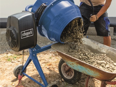 Scheppach MIX 125 - stavební míchačka na beton 125 l