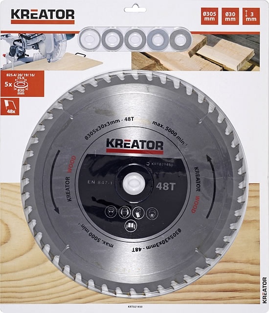 KRT021450 - Pilový kotouč na dřevo 305 mm, 48 Z