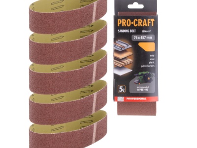 Brusný pás pro PBS1400 Procraft LS76x457.80, 5ks