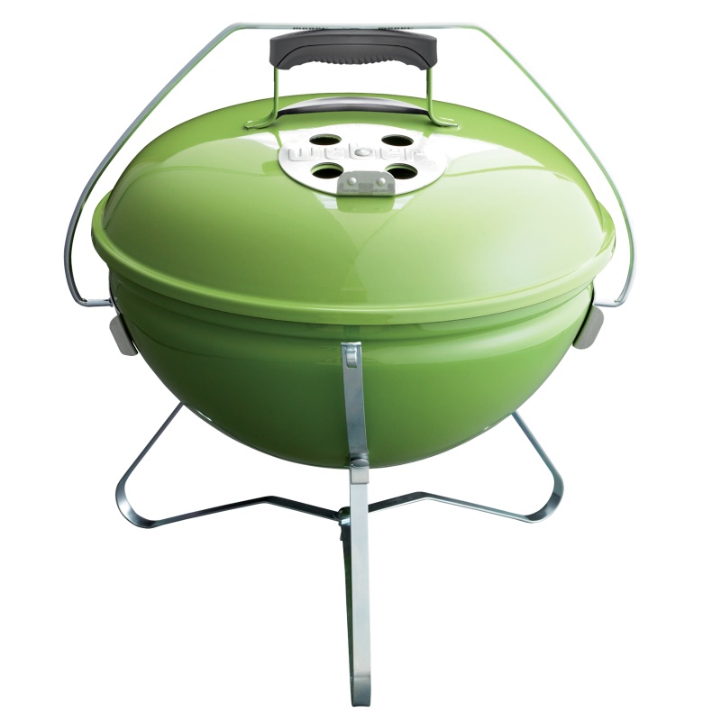 Gril Weber Smokey Joe Premium na dřevěné uhlí, 37 cm, jarní zelená