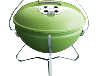 Gril Weber Smokey Joe Premium na dřevěné uhlí, 37 cm, jarní zelená