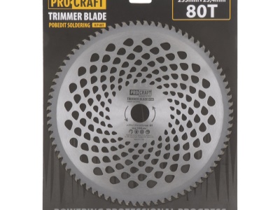 Nůž křovinořezu (kotouč) (D255*25.4)  80T PROCRAFT