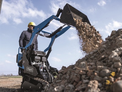 Scheppach MKL 730 - pásový smykový nakladač