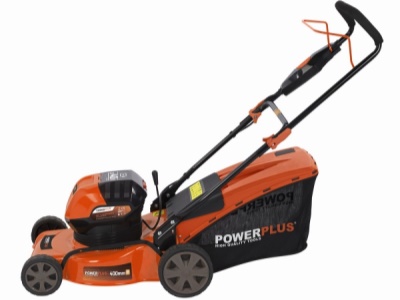 POWDPG7567 - Aku sekačka 40V LI-ION 400mm  plus  nabíječka  plus  baterie 40V 2,0 Ah