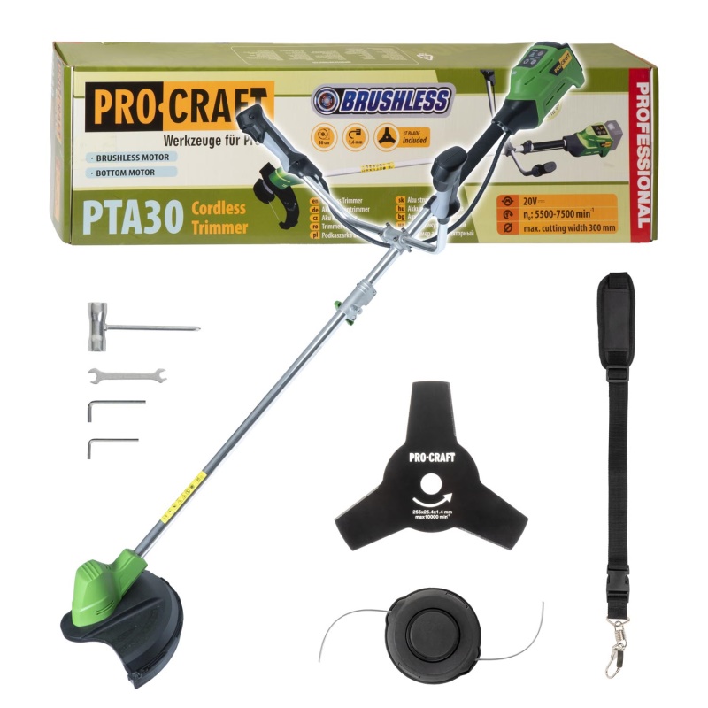 Aku křovinořez Procraft PTA30 (bez baterie a nabíječky)