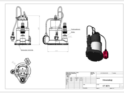 Elpumps CT 3674 - univerzální ponorné čerpadlo