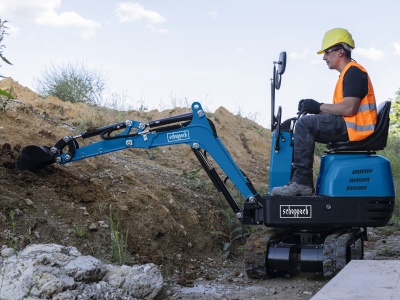 Scheppach EXC 815 - Mikrobagr 0,7 t