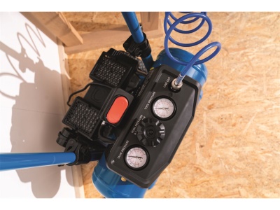 Scheppach HC 20 Si Twin - ultra tichý bezolejový dvouválcový kompresor 20 l