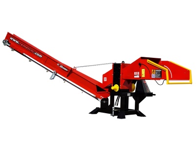 Špalíkovač za traktor PTO Model R-120 Remet + Pásový dopravník 2,3m