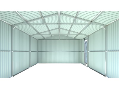 Riwall PRO RMCG 20x13 Anthracite - kovová garáž 3,8 x 6 m se sedlovou střechou Antracit