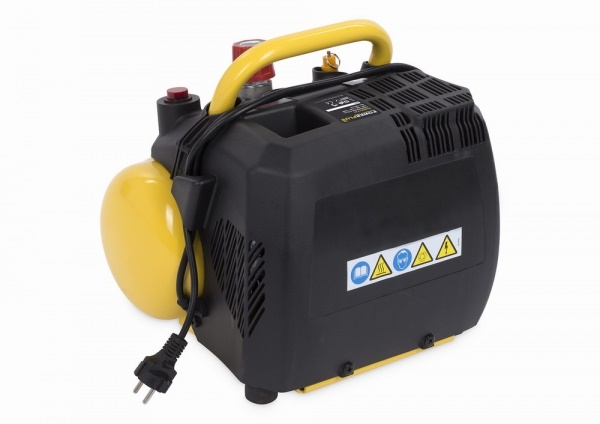 POWX1721 - Kompresor 1100W 6L 8bar bezolejový