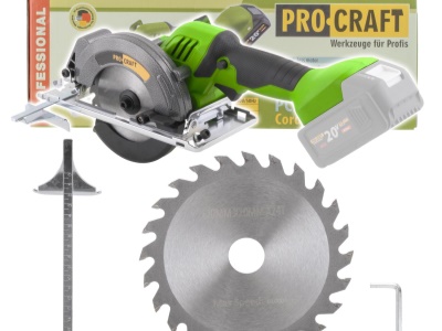 Pila kotoučová aku  Procraft PCA18 bez akumulátoru a nabíječky