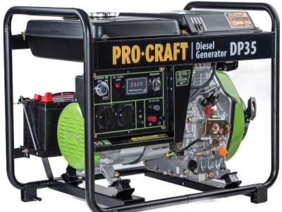 Dieselová elektrocentrála Procraft DP35