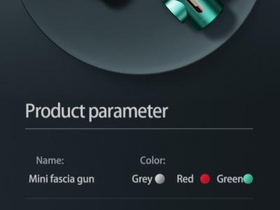 GLOX750G - Masážní pistole