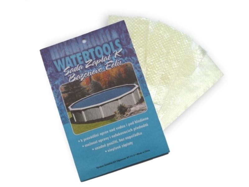 Sada záplat na bazénovou folii