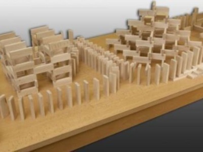 Stavebnice dominová - 200ks - T-Wood