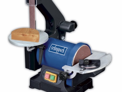 Scheppach BTS 700 - pásová a kotoučová bruska