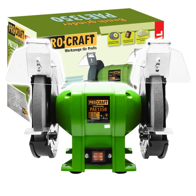 Bruska stolní dvoukotoučová PROCRAFT PAE1350