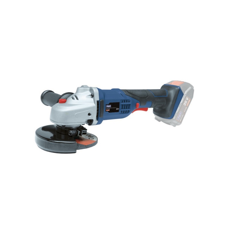 Scheppach CAD115-20Li - aku 20 V úhlová bruska 115 mm (bez baterie a nabíječky)