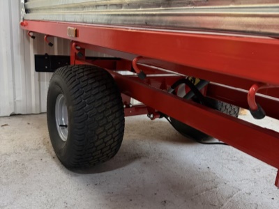 Hydraulicky sklopný vozík za malotraktor HT15