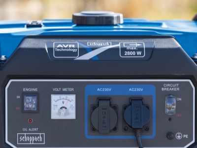 Scheppach SG 3200x - rámová elektrocentrála 2800 W s AVR regulací