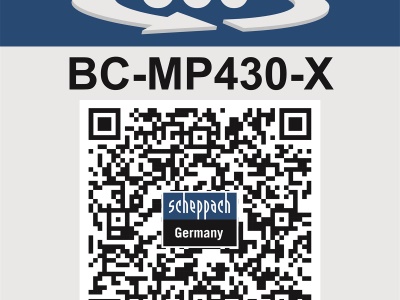 Scheppach BC-MP430-X-SET XL2 - aku 2x 20 V IXES sekačka 4v1 s bezuhlíkovým motorem + 2x 4Ah baterie + nabíječka