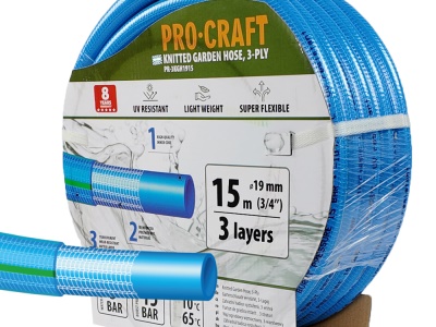 Modrá zahradní hadice Procraft PR-3KGH1915 3 vrstvy, 3/4" 15 m