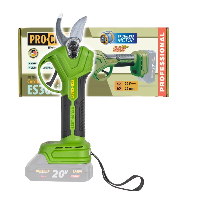 Aku nůžky na větve Procraft ES30Libb (bez baterie a nabíječky)