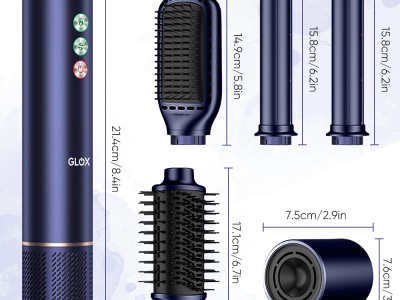 GLOX17921 - Multifunkční kulmofén