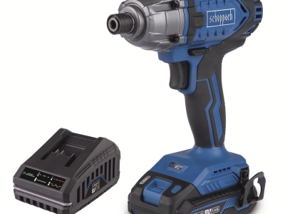 Scheppach C-ID180-X-SET S - aku 20 V IXES rázový utahovák + 2Ah baterie + nabíječka 2,4 A