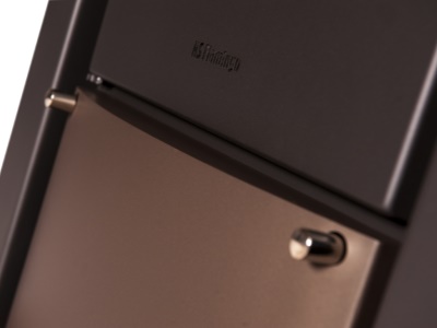 HS Flamingo Amos hnědá sametová - krbová kamna