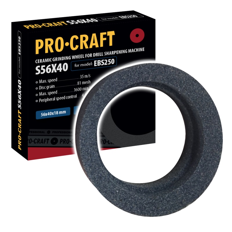 Brusný kotouč pro brusku na vrtáky S56X40 /EBS250