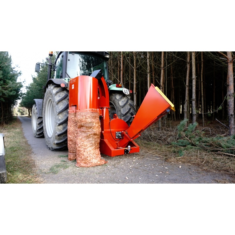 Dvojitý pytlovač pro diskové štěpkovače na rašlové pytle