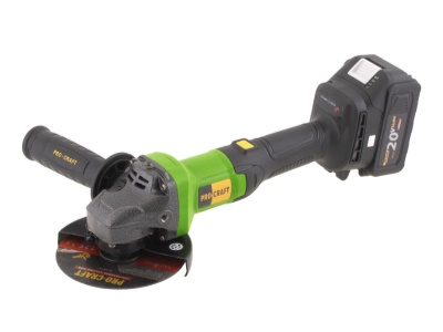 Aku úhlová bruska Procraft PGA20, 125mm