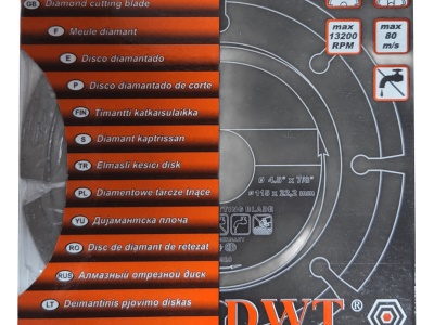 DWT LDS-115 A - diamantový segmentový řezný kotouč 115 mm