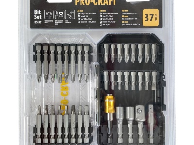 Aku vrtací šroubovák Procraft PA18LiH  se sadou bitů BS-37