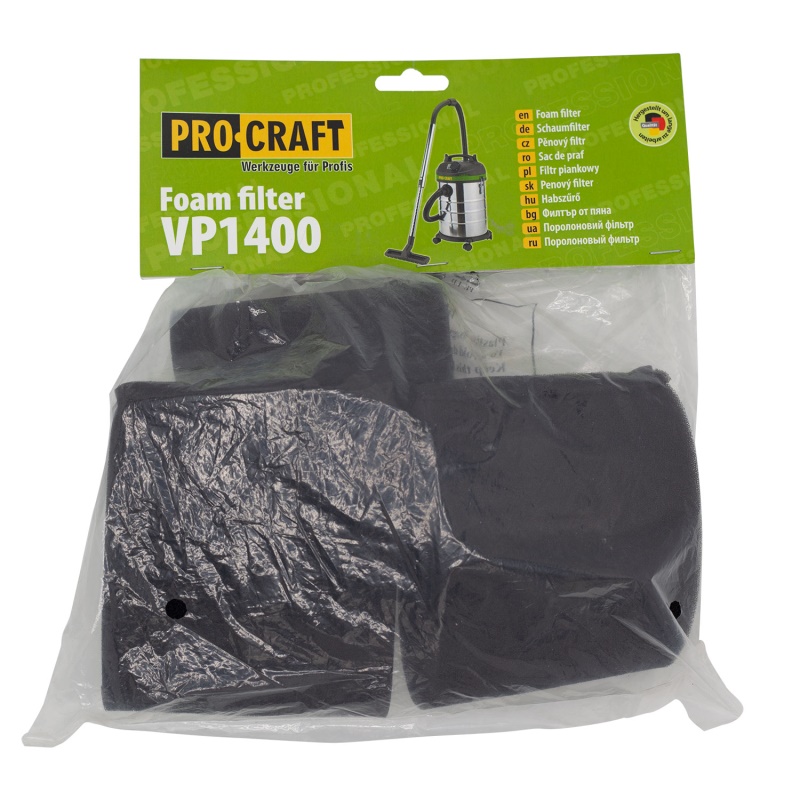 Pěnový filtr pro průmyslový vysavač Procraft VP1400