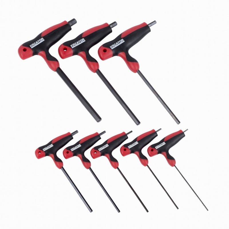 KRT410007 - Sada klíčů HEX T-typ 8ks