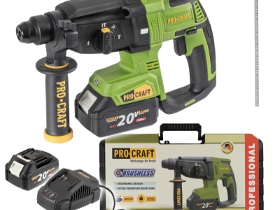 Aku vrtací kladivo Procraft PHA40 SDS Plus