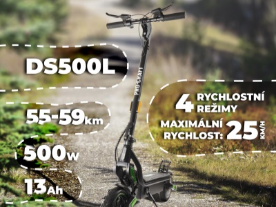 Elektrokoloběžka Procraft DS500L