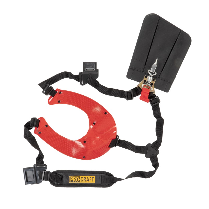 Popruh dvouramenný batohový a pásový pro křovinořez PROCRAFT