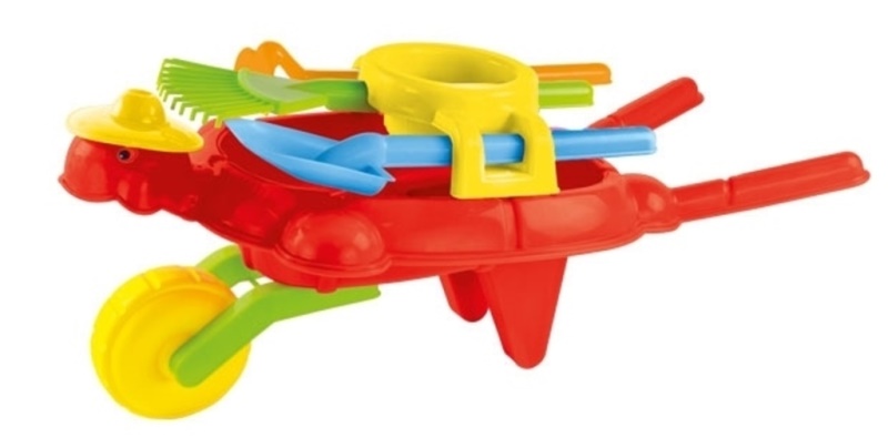 Kolečko s nářadím plastové - želva