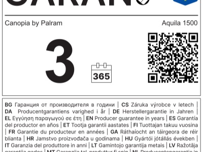 Palram - Canopia Aquila 1500 - vchodová stříška