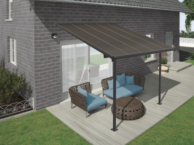 Palram - Canopia Capri 3000 antracit 3 x 3 - hliníková (montovaná) pergola