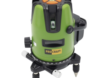 Laser zelený liniový, křížový samonivelační Procraft LE-3D