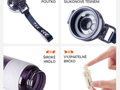 1020P - Tritanová láhev na pití 1l