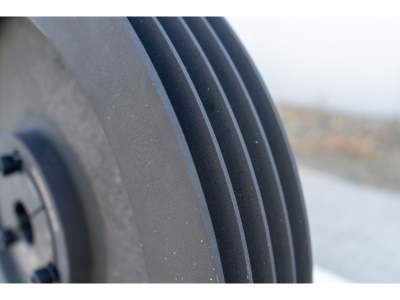 Setrvačník 80kg, pro 4 řemeny 17mm (s krytem)